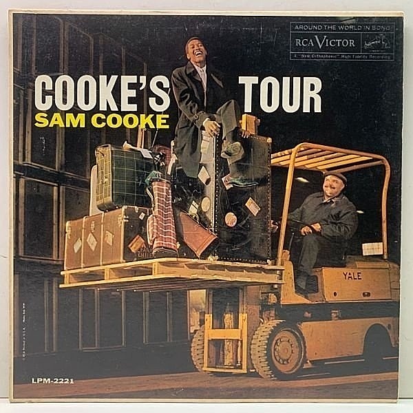 レコードメイン画像：概ね良好!! MONO 初版HUGO&LUIGI付き 深溝 USオリジナル SAM COOKE Cooke's Tour (RCA LPM 2221) 移籍第1弾 米 初回 モノラル