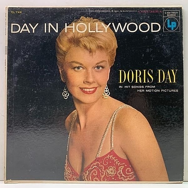 レコードメイン画像：良好!! MONO 6eye 深溝 USオリジナル DORIS DAY In Hollywood ('55 Columbia) ドリス・デイが歌う映画ソング集！名唱のオンパレード