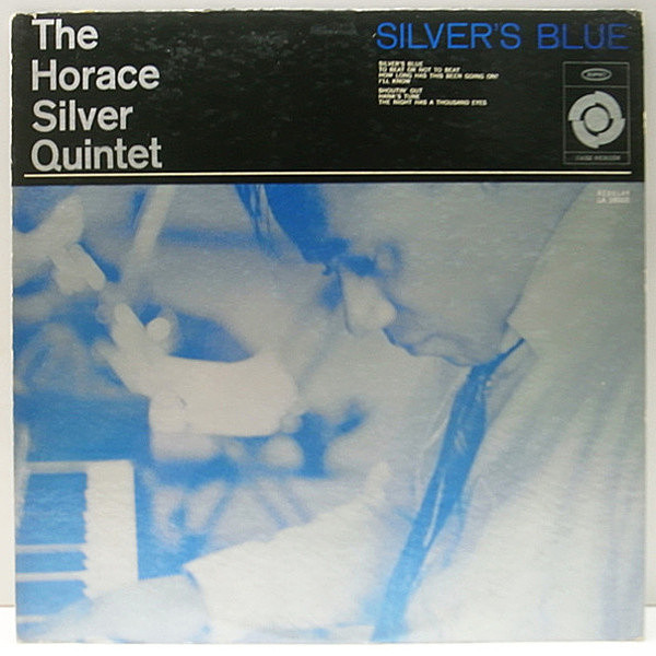 レコードメイン画像：レアな美盤!! 1stストロボ 深溝 MONO オリジナル HORACE SILVER Silver's Blue ('56 Epic) HANK MOBLEY, DONALD BYRD, DOUG WATKINS