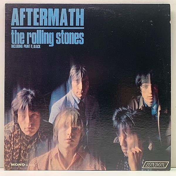 レコードメイン画像：レア【ffrr EXPORT】MONO 1stマルーン CAオリジナル ROLLING STONES Aftermath (’66 London LL 3476) 手書きマト1/1 モノラル