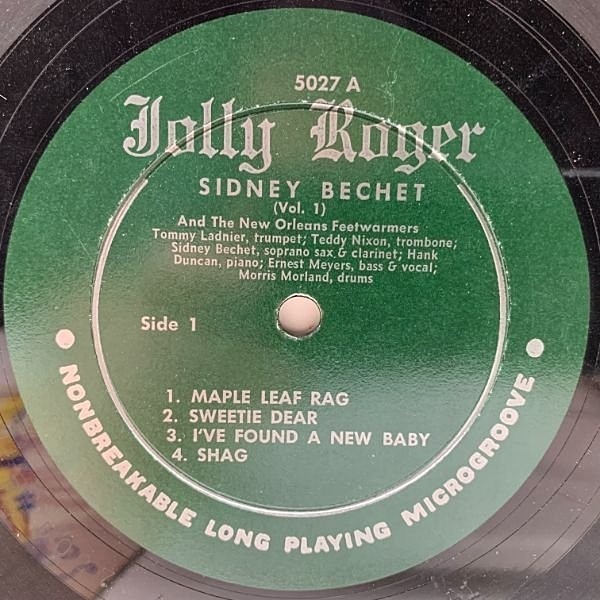 SIDNEY BECHET / Volume One (10) / Jolly Roger | WAXPEND RECORDS