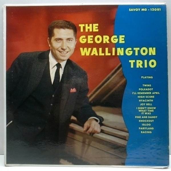 レコードメイン画像：MONO 美盤!! 手書きRVG / GEORGE WALLINGTON trio Brew Moore 他