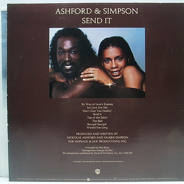 ASHFORD & SIMPSON / Send It (LP) / Warner Bros. | WAXPEND RECORDS