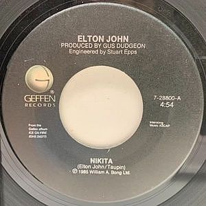 レコード画像：ELTON JOHN / Nikita