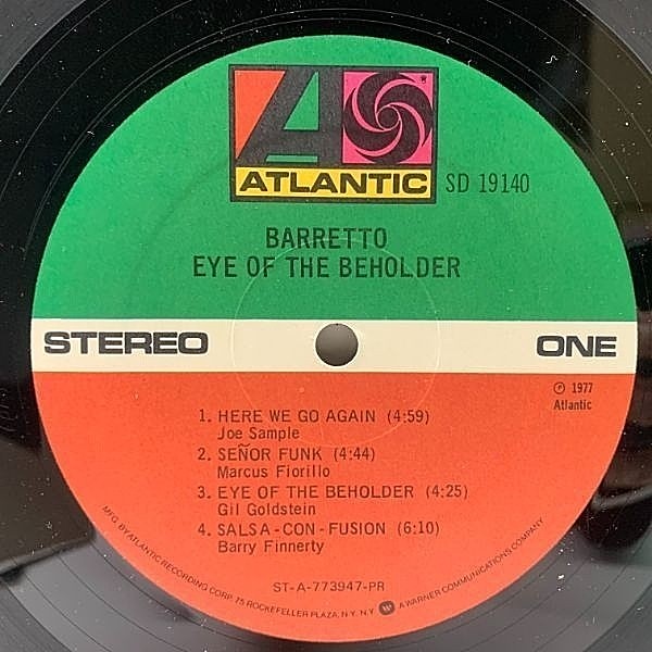 RAY BARRETTO / Eye Of The Beholder (LP) / Atlantic | WAXPEND
