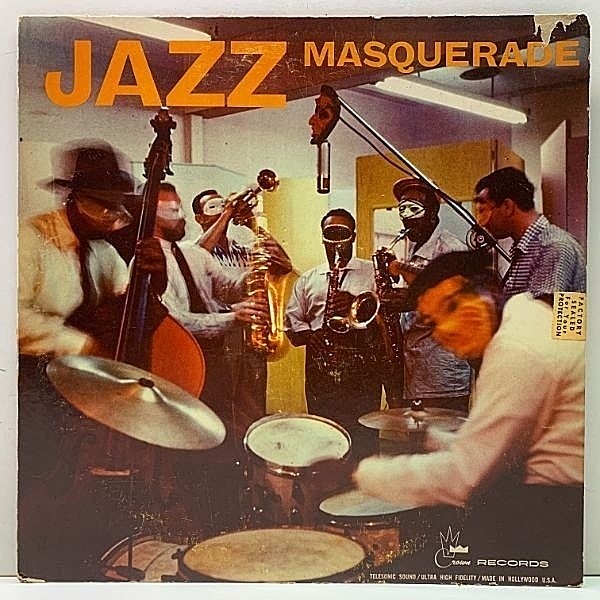 レコードメイン画像：【演奏を聴けば十分だろ】MONO 深溝 US初期プレス MODERN JAZZ ALL STARS Jazz Masquerade || Charlie Parker? Ben Webster? Wardell Gray?