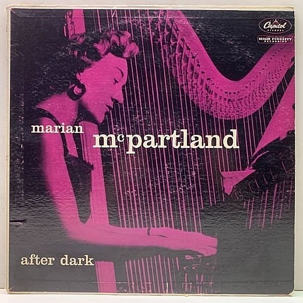 レコードメイン画像：MONO 初版リング付きターコイズ USオリジナル MARIAN MCPARTLAND After Dark ('55 Capitol T 699) 米モノラル 初回プレス