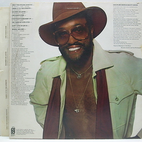 BILLY PAUL / Only The Strong Survive (LP) / Philadelphia