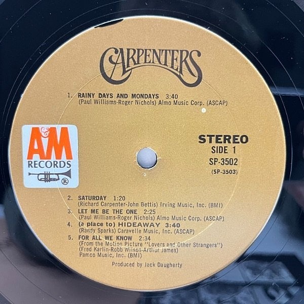 CARPENTERS / Same (LP) / A&M | WAXPEND RECORDS