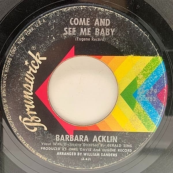 BARBARA ACKLIN / Love Makes A Woman (7) / Brunswick