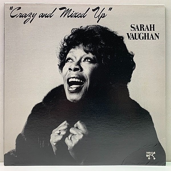 レコードメイン画像：レアな美品!! USオリジナル SARAH VAUGHAN Crazy And Mixed Up ('82 Pablo) ROLAND HANNA, JOE PASS 他 サラ・ヴォーン 80sを代表する名作