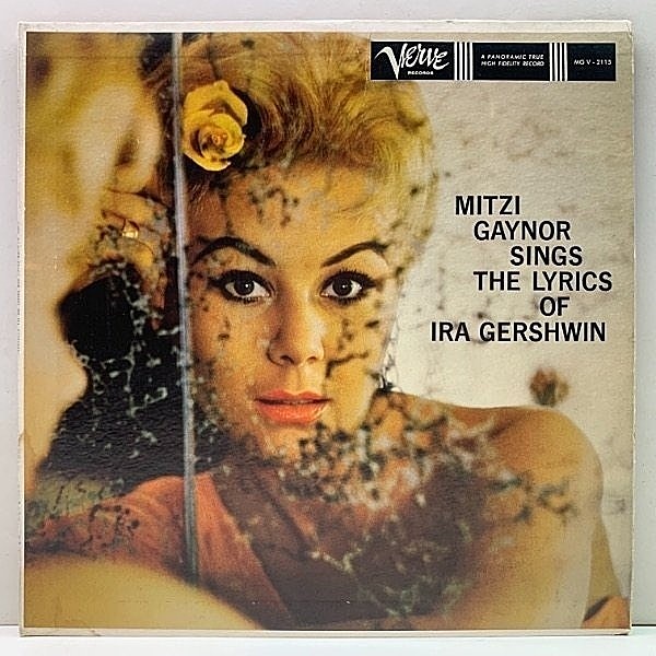 レコードメイン画像：良好盤!! MONO T字青ラベ 深溝 USオリジ MITZI GAYNOR Sings The Lyrics Of Ira Gershwin ('59 Verve) ミッチ・ゲイナー 米 初回 モノラル