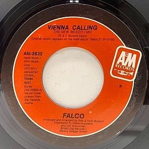 レコード画像：FALCO / Vienna Calling (The New '86 Edit / Mix)