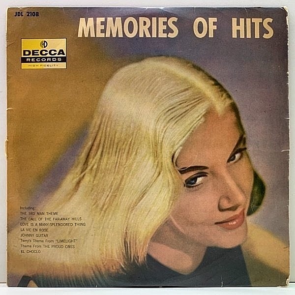 レコードメイン画像：日本独自企画 10インチ Memories Of Hits 懐かしのメロディー (Decca JDL 2108) JPN ペラ・フリップバック