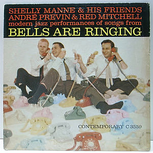 レコード画像：SHELLY MANNE / ANDRE PREVIN / RED MITCHELL / Bells Are Ringing