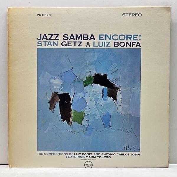 レコードメイン画像：美盤!! 深溝 USオリジナル STAN GETZ / LUIZ BONFA Jazz Samba Encore! ('63 Verve) w/ MARIA TOLEDO, ANTONIO CARLOS JOBIM 米 初回プレス