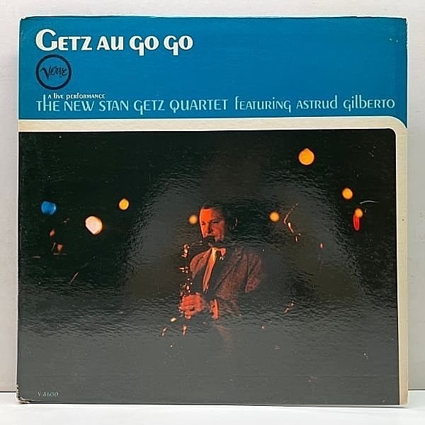 レコードメイン画像：良好!!【MONO／VANGELDER刻印／コーティング】USオリジナル STAN GETZ, ASTRUD GILBERTO Getz Au Go Go ('64 Verve) 米 初回 モノラル LP