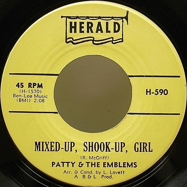 レコードメイン画像：NICE LADY NORTHERN!! PATTY THE EMBLEMS Mixed Up Shook Up 〜