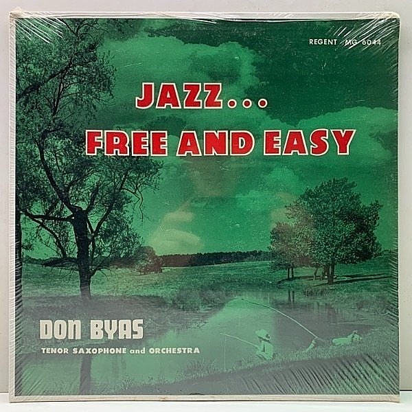 レコードメイン画像：シールド未開封!! MONO 米初期プレス DON BYAS Jazz Free And Easy (Regent MG 6044) 名手ドン・バイアスの代表作 US モノラル