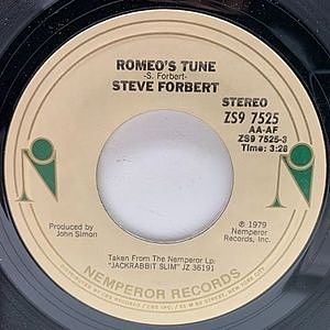 レコード画像：STEVE FORBERT / Romeo's Tune / Make It All So Real