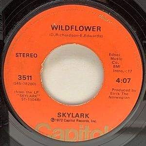 レコード画像：SKYLARK / Wildflower / The Writing's On The Wall