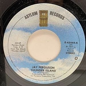 レコード画像：JAY FERGUSON / Thunder Island