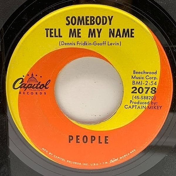 PEOPLE / I Love You / Somebody Tell Me My Name (7) / Capitol