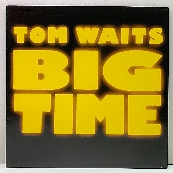 レコードメイン画像：美品!! '88年 稀少アナログ 虹リム UKオリジナル TOM WAITS Big Time (Island ITW 4) 当時の新曲も含む トム・ウェイツ 傑作ライヴ