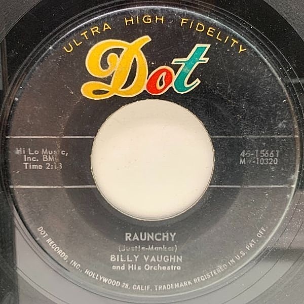 BILLY VAUGHN / Sail Along Silvery Moon / Raunchy (7) / Dot