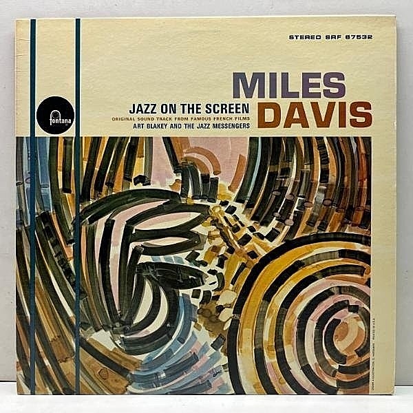 レコードメイン画像：良好!! 深溝 USプレス Jazz On The Screen | MILES DAVIS, ART BLAKEY & JAZZ MESSENGERS ('65 Fontana) 死刑台のエレベーター / 殺られる