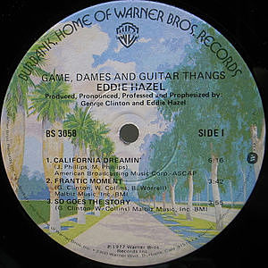 EDDIE HAZEL / Game, Dames & Guitar Thangs (LP) / Warner Bros. | WAXPEND  RECORDS