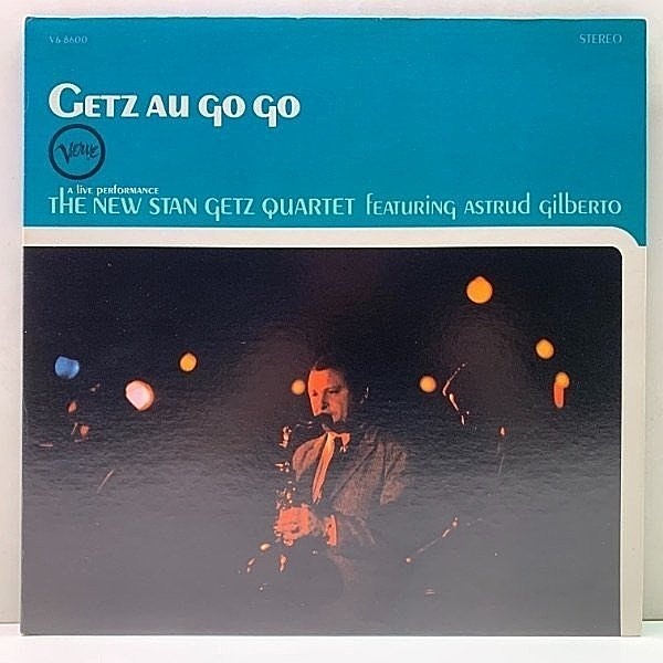 レコードメイン画像：良好!!【VANGELDER刻印】US初期プレス STAN GETZ, ASTRUD GILBERTO Getz Au Go Go ('64 Verve V6-8600) ゲートフォールド仕様 米 Stereo