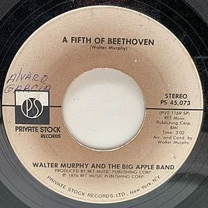 レコード画像：THE WALTER MURPHY & THE BIG APPLE BAND / A Fifth Of Beethoven