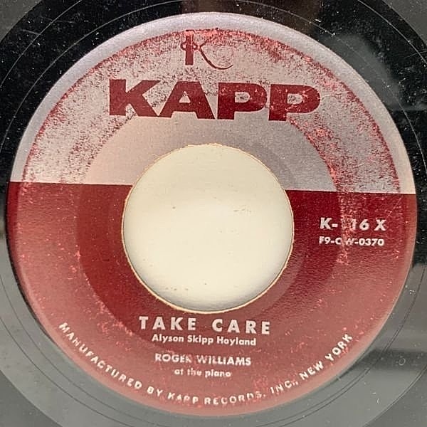 ROGER WILLIAMS / Autumn Leaves / Take Care (7) / Kapp