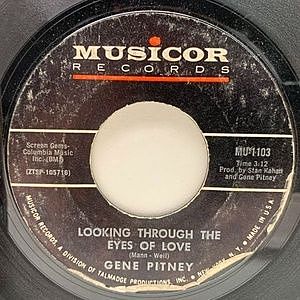 レコード画像：GENE PITNEY / Looking Through The Eyes Of Love