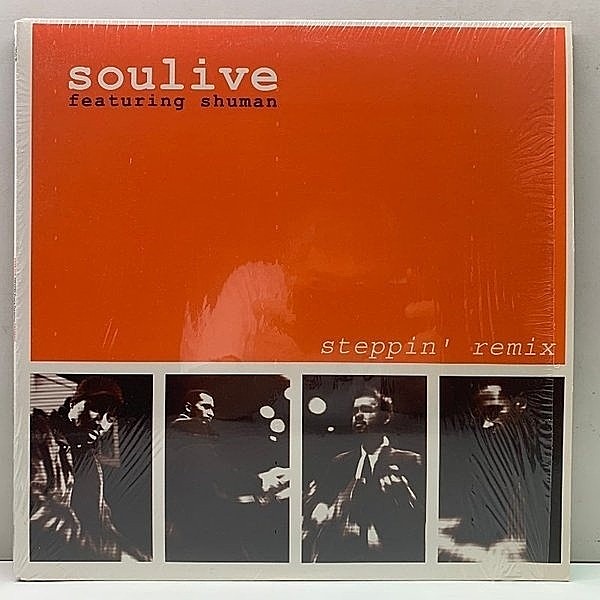 レコードメイン画像：シュリンク美品!! USオンリー 12'' SOULIVE Featuring SHUMAN Steppin' - Remix (Velour) Soul Jazz