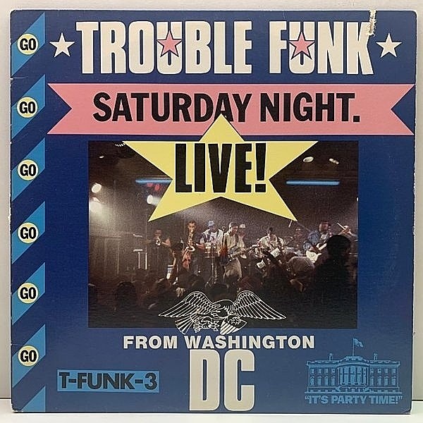 レコードメイン画像：【Go-Goの代表格トラブル・ファンクの熱い一夜】USオリジナル TROUBLE FUNK Saturday Night Live From Washington D.C. ('83 Island)
