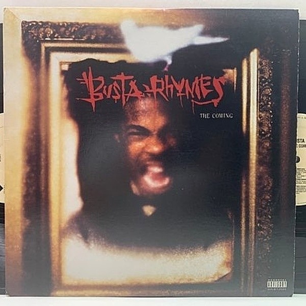 レコードメイン画像：良好!! インサート完品 2LP 米オリジ BUSTA RHYMES The Coming／1st ('96 Elektra) feat. Q-TIP, KEITH MURRAY, RAMPAGE, ZHANE ほか