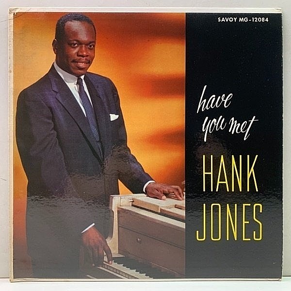 レコードメイン画像：美盤!! MONO コーティング US初期プレス HANK JONES Have You Met 〜 (Savoy MG-12084) スタンダード中心の珠玉のソロピアノ
