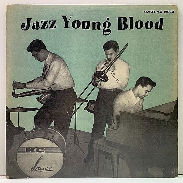 レコードメイン画像：美盤!! 手書きRVG MONO 赤ラベ 深溝 USオリジナル『Jazz Young Blood』CHUZ ALFRED, OLA HANSON, CHUCK LEE w./VINNIE BURKE, KENNY CLARKE