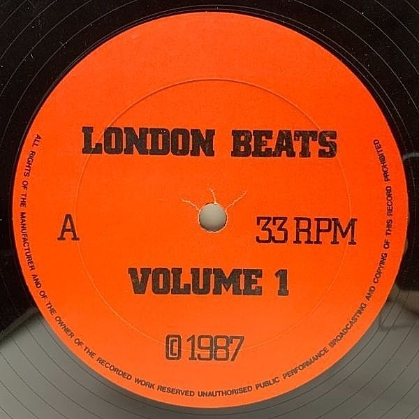 レコードメイン画像：【カットアップ・ブレイクビーツ】12インチ USプレス JAZZIE B London Beats - Volume 1 (London Beats) メガミックス ドラムブレイク