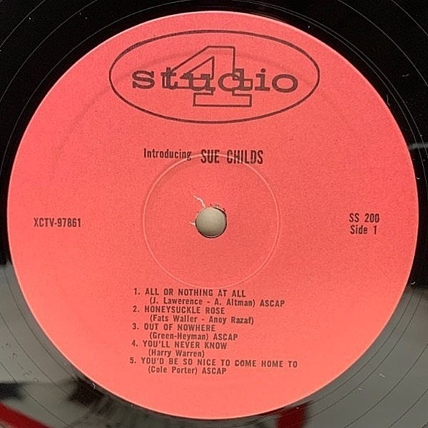 SUE CHILDS / Introducing (LP) / Studio 4 | WAXPEND RECORDS