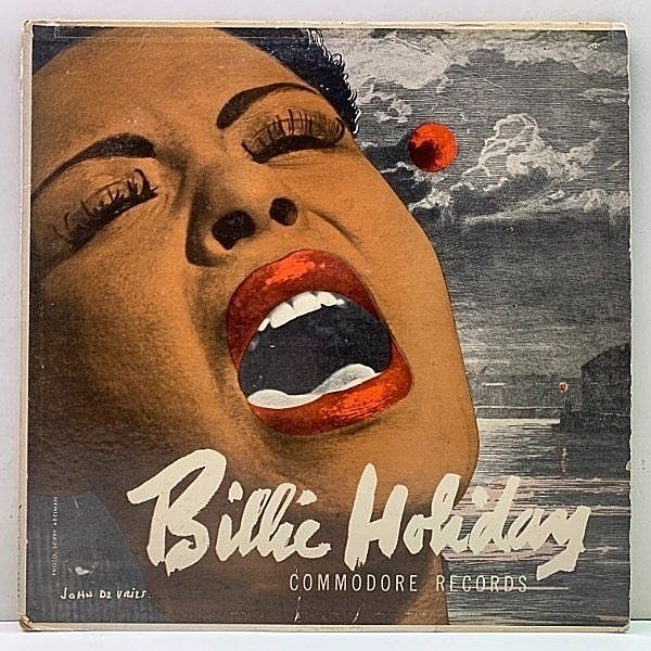 レコードメイン画像：激レア 美盤!! MONO 米オリジ マルーン 深溝『奇妙な果実 Strange Fruit』BILLIE HOLIDAY Twelve Of Her ～ (Commodore FL 30,008)