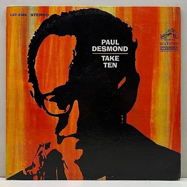 レコードメイン画像：良好品!! ニッパー犬 深溝 US初期プレス PAUL DESMOND Take Ten ('63 RCA) w/ Jim Hall 豊かな2つの感性が見事に融合した寛ぎの名作