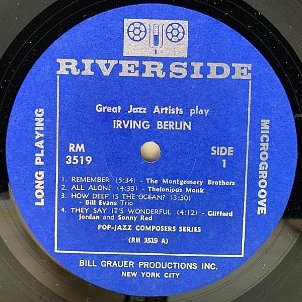VARIOUS / Great Jazz Artists Play Compositions Of Irving