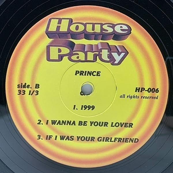 PRINCE / 1999 / I Wanna Be Your Lover (Untitled) (12