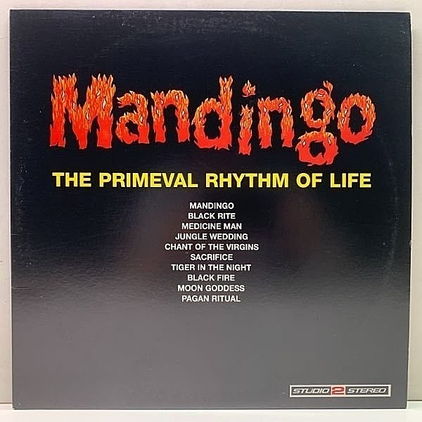 レコードメイン画像：【DOPEな黒さが一面に広がるアフログルーヴ】良好盤!! EUプレス MANDINGO The Primeval Rhythm Of Life ('99 Columbia) サイケ エキゾチカ