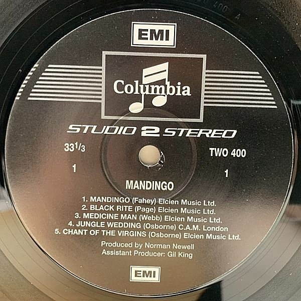 MANDINGO / The Primeval Rhythm Of Life (LP) / Columbia