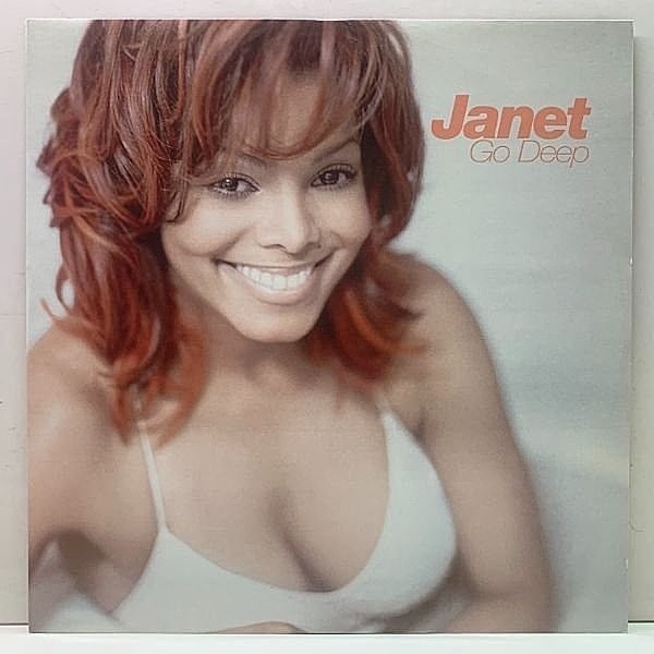 レコードメイン画像：美品 EUオリジナル 12'' JANET JACKSON Go Deep ('98 Virgin) 33 RPM. '90s R&B クラシック Garage House