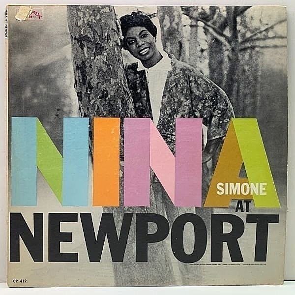 レコードメイン画像：レアな良好品!! USオリジナル MONO 深溝 NINA SIMONE At Newport ('60 Colpix) ニューポート・ジャズ祭での傑作Live ニーナ・シモン LP